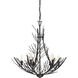 Thornhill 6 Light 26 inch Marcado Black Chandelier Ceiling Light