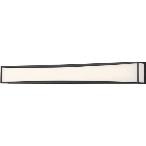 Baden LED 46 inch Matte Black Vanity Wall Light