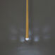 Cascade LED 2 inch Aged Brass Pendant Ceiling Light