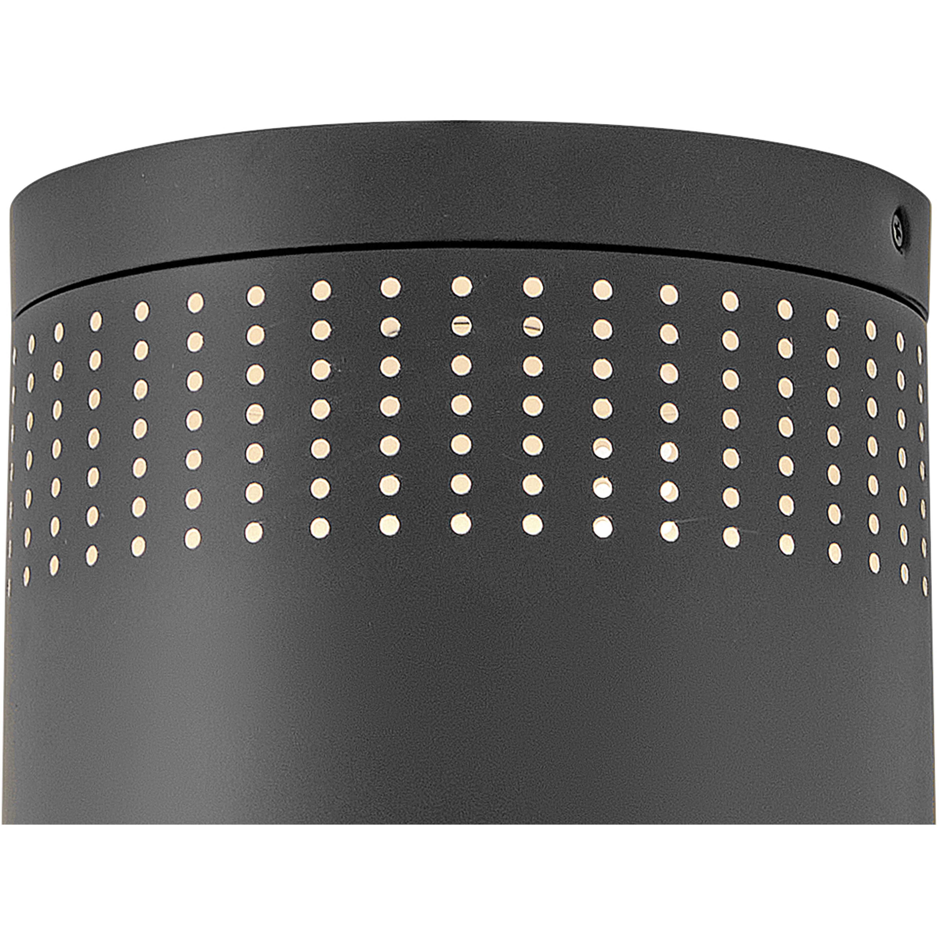 Casey 1 Light 7.5 inch Black Flush Mount Ceiling Light