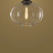 Avery 1 Light Olde Bronze Semi Flush Ceiling Light