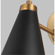 TOB by Thomas O'Brien Signoret 12.38 inch 25 watt Burnished Brass Task Sconce Wall Light