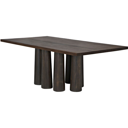 Severity 84 X 44 inch Ebony Dining Table