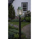 Norfield 1 Light 17.75 inch Verde Green Post Lantern in Seedy Glass, Brass Traditions by InnovationsLighting