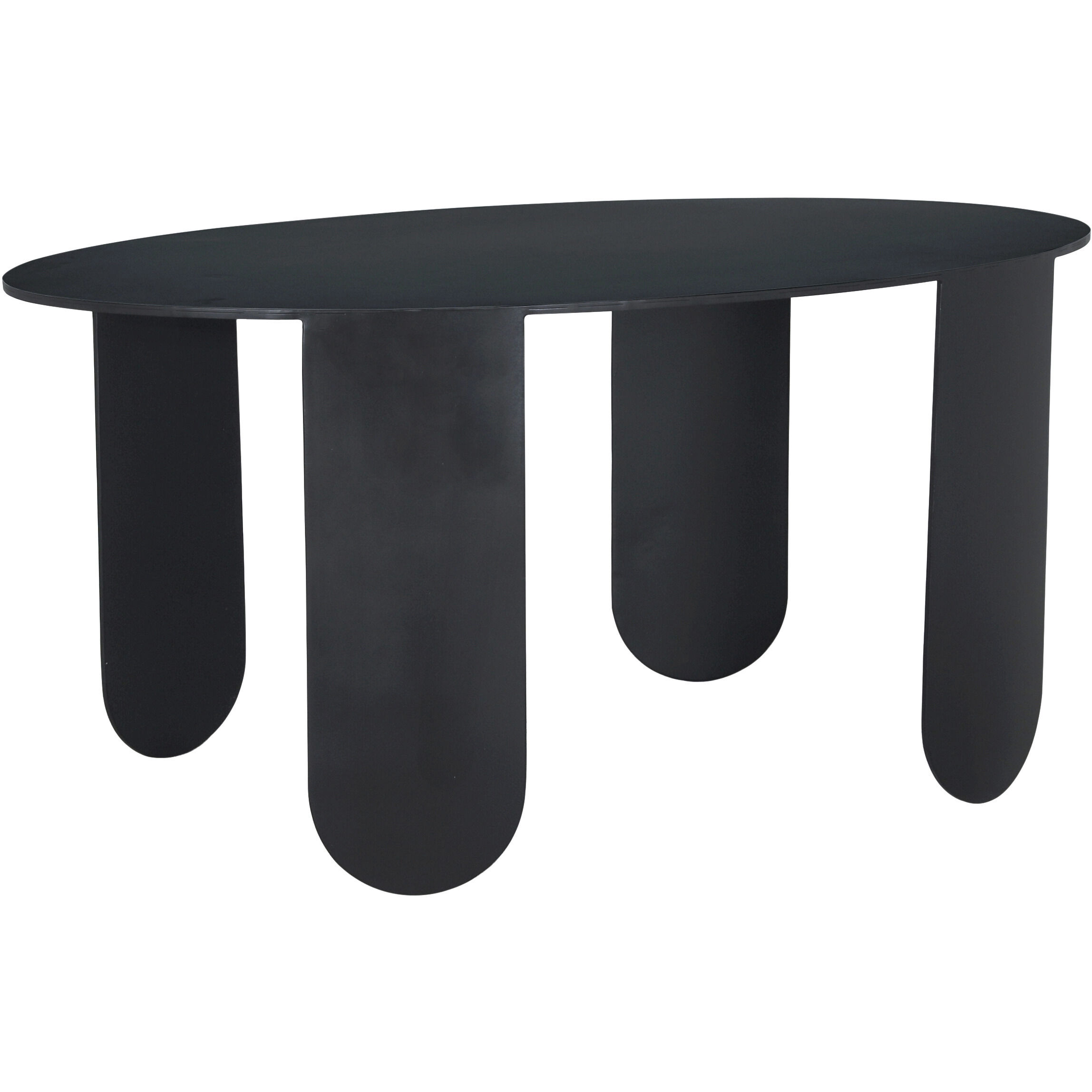 Eco 62 X 36 inch Matte Black Dining Table