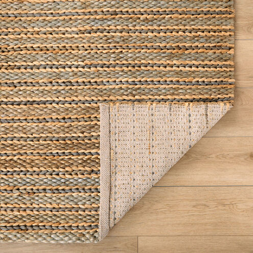 Natural Luxe 114 X 79 inch Blue Rug in 6 x 9