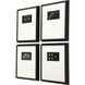 Entertainment Black and Neutral and White Framed Art