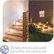 WAC 120V Step Light LED 1.5 inch White ADA Step and Wall Light in Red, WAC Lighting