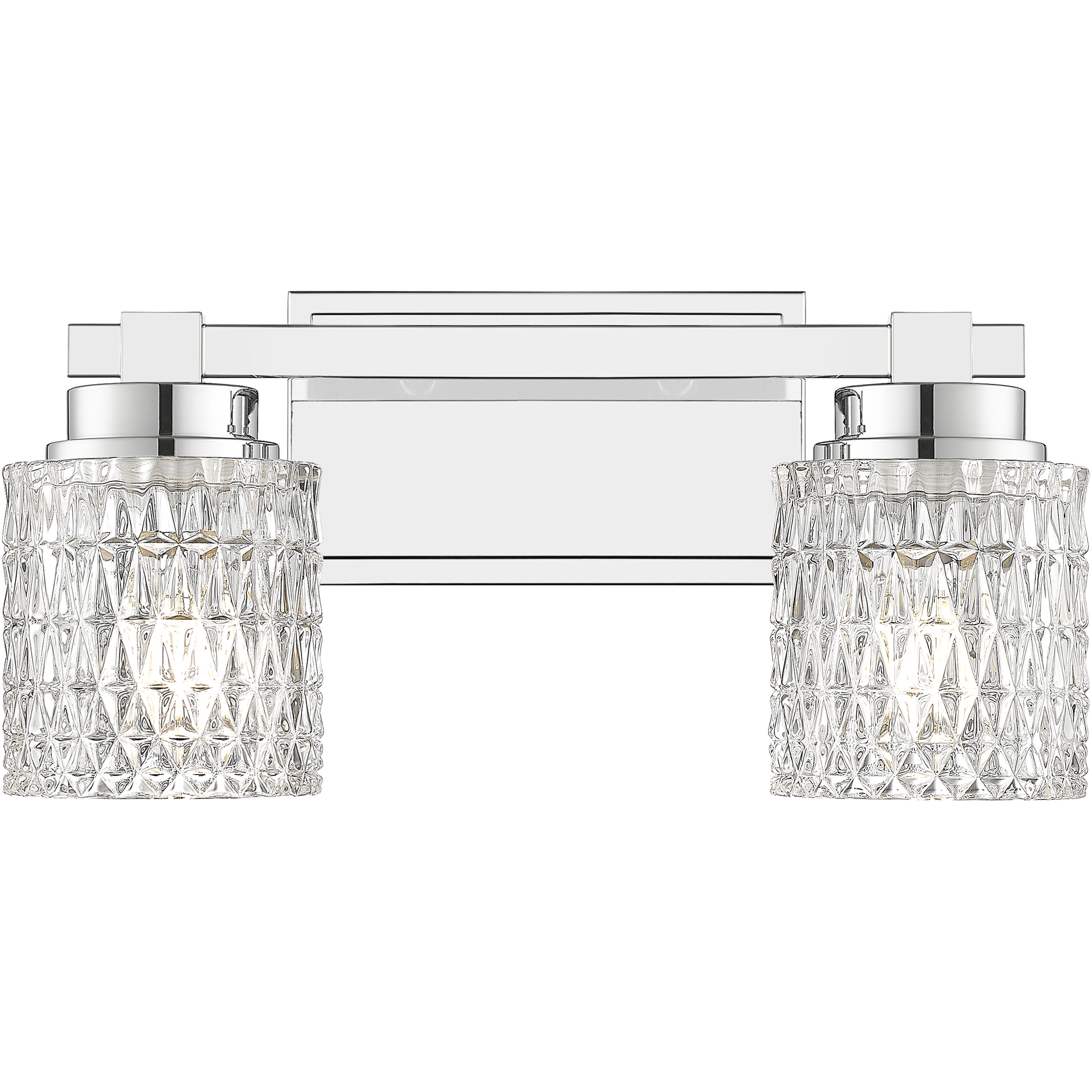 Jacqueline Vanity Wall Light in Chrome