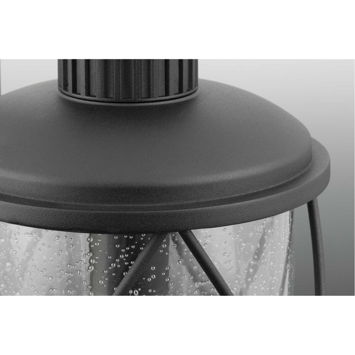 Hollingsworth 1 Light 24 inch Textured Black Outdoor Wall Lantern, Large