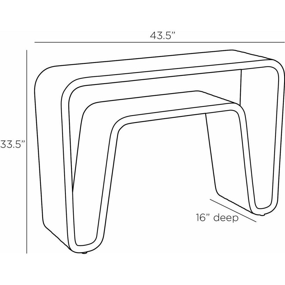 Beltran Ebony Console Table