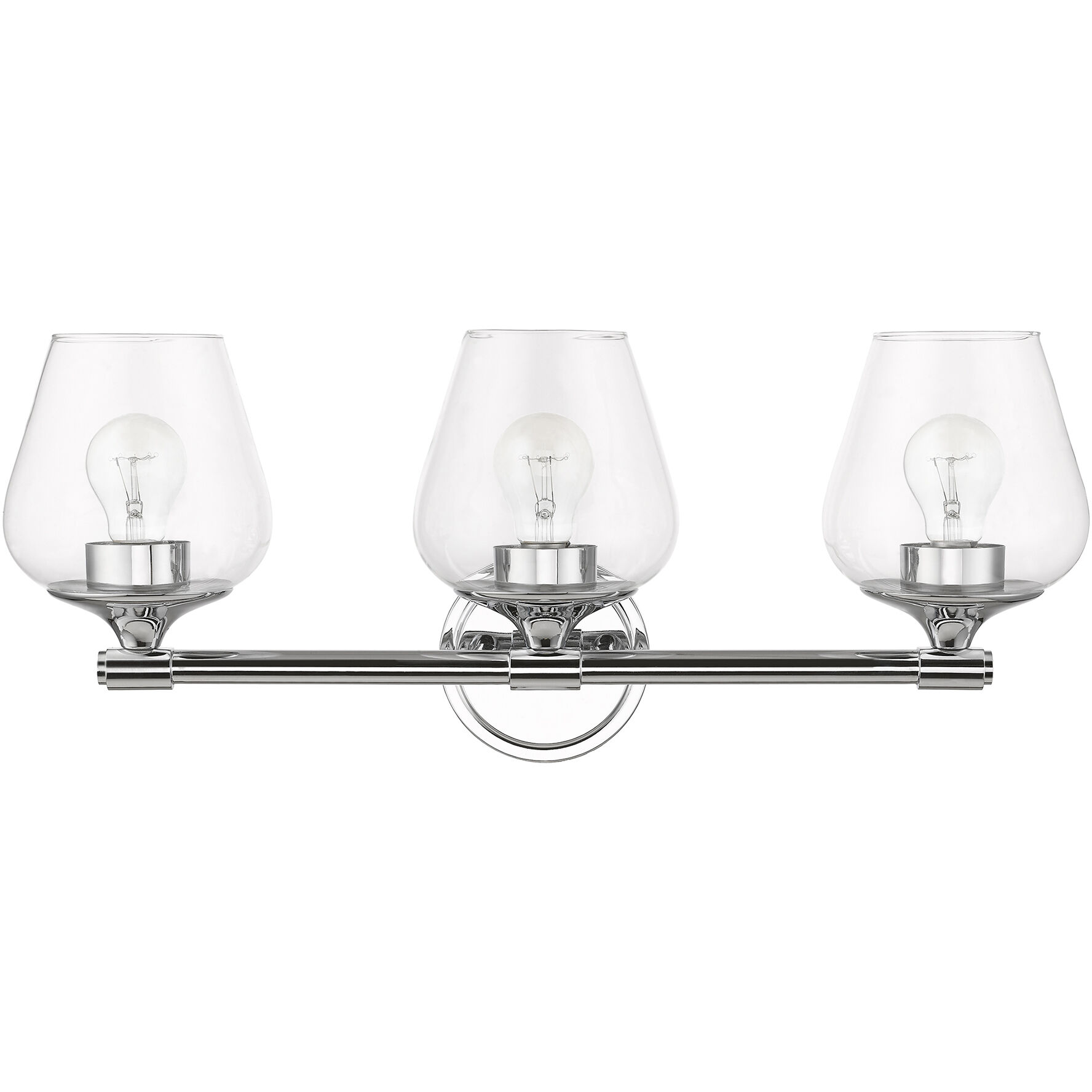Willow 3 Light 23 inch Polished Chrome Vanity Sconce Wall Light