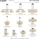 Bellingham 4 Light 21 inch Bronze Extra Large Semi-Flush Ceiling Light, Extra Large