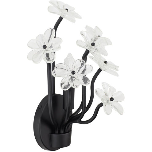 Wildflower Sconce Wall Light in Matte Black, Smithsonian Collaboration