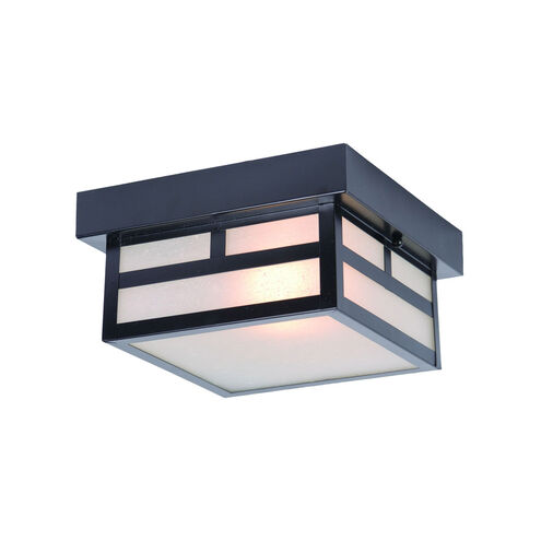 Artisan 2 Light 8 inch Matte Black Exterior Flushmount