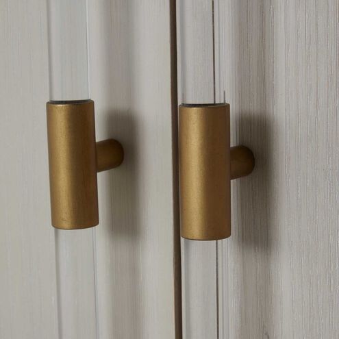 Winford Cerused White / Stained Gold Cabinet