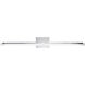 Double L LED 36 inch Chrome with Frosted White Vanity Light Wall Light