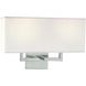 Sconces 2 Light 16 inch Brushed Nickel Wall Sconce Wall Light in Incandescent