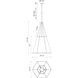 Alora Mood Manila 3 Light 19.5 inch Matte Black and White Linen Pendant Ceiling Light
