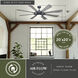 Burlington 26.57 inch Slate Gray with Weathered Gray-Oak Blades Ceiling Fan
