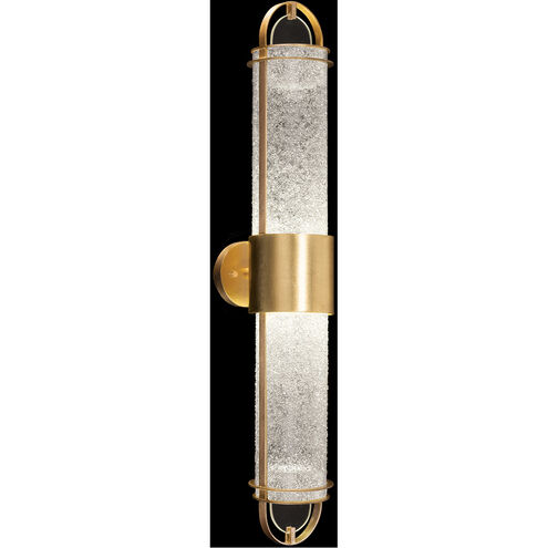 Bond Wall Sconce Wall Light in Gold, Diamond Blanket Studio Glass