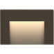 Taper 12v 1.90 watt Bronze Landscape Deck Sconce, Horizontal