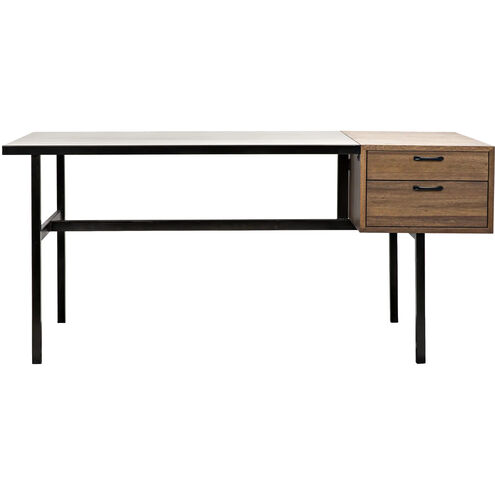 Algeron 66 X 28 inch Matte Black Desk