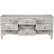 Conrad White Wash Dresser, 9 Drawer