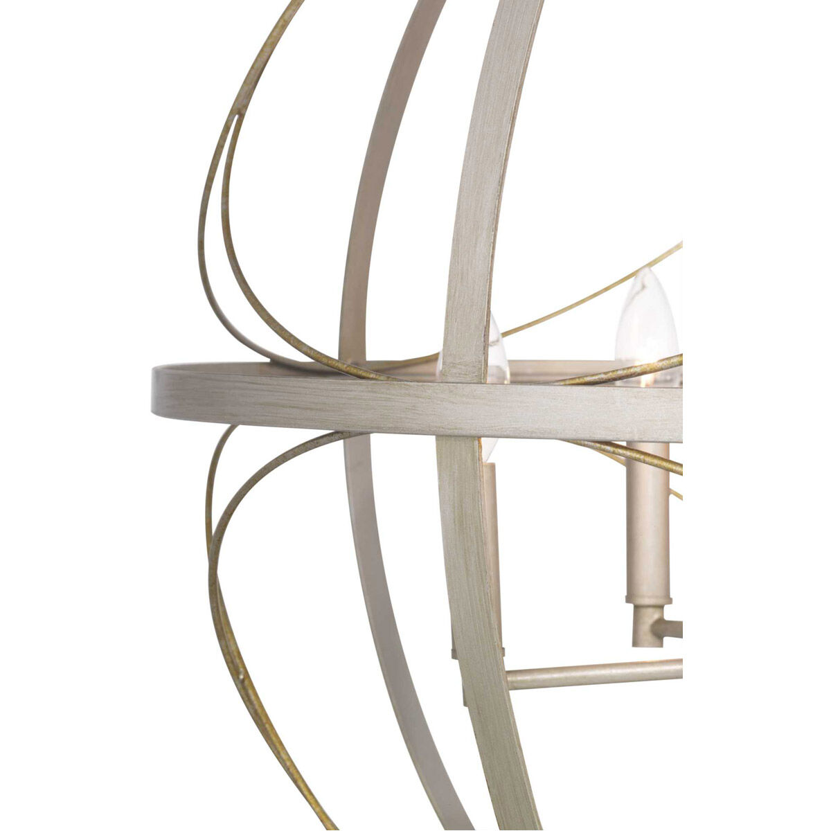 Brandywine 6 Light Silver Ridge Pendant Ceiling Light