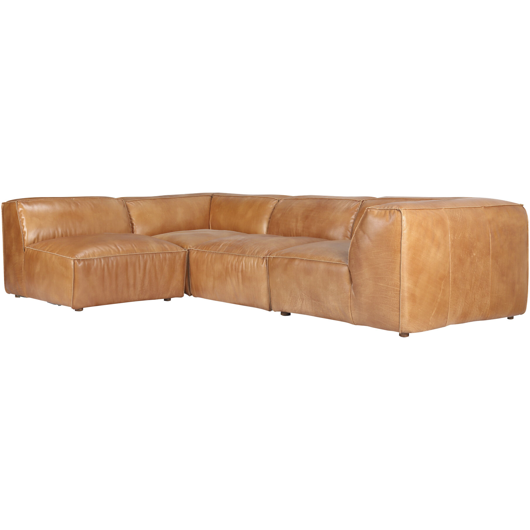 Luxe Brown Signature Modular Sectional