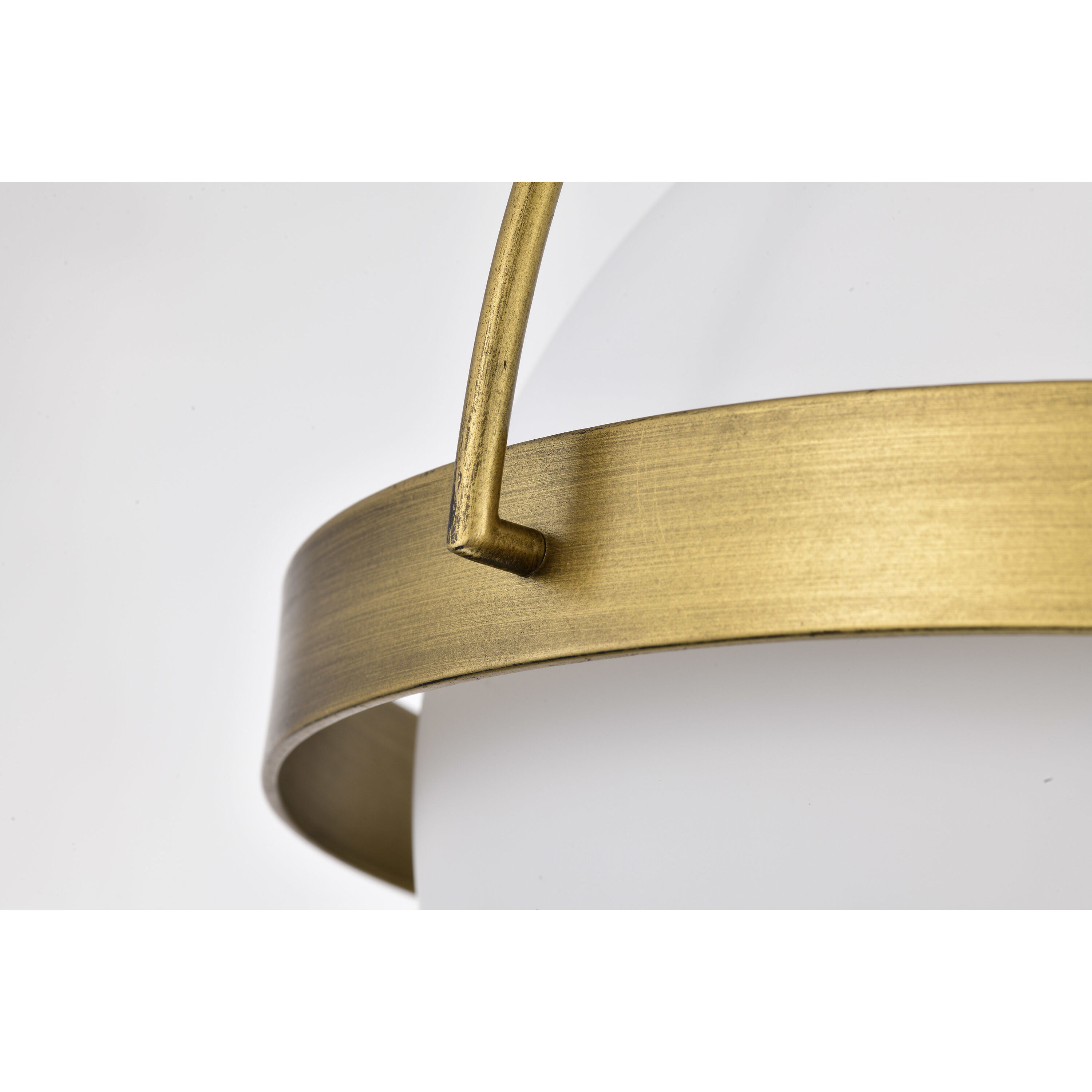 Lakeshore 1 Light 10 inch Natural Brass Flush Mount Ceiling Light