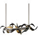 Folio LED 37.8 inch Dark Smoke Pendant Ceiling Light