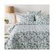 Calvin 26 X 26 inch Sea Foam/White/Aqua/Teal/Navy/Light Gray Euro Sham