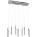 Boa LED 11 inch Polished Chrome Pendant Ceiling Light