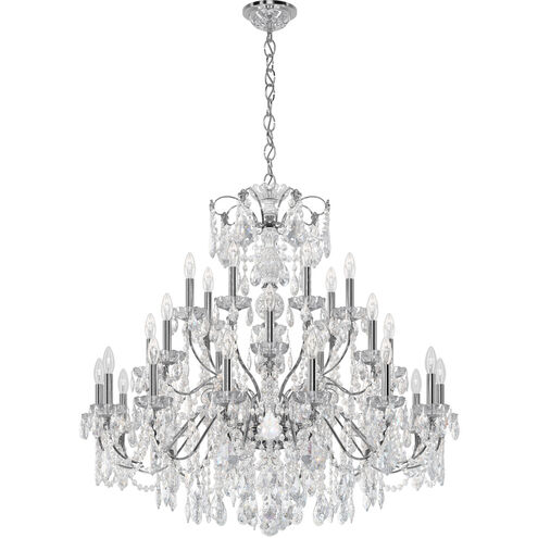Century 28 Light 42.5 inch Polished Silver Chandelier Ceiling Light