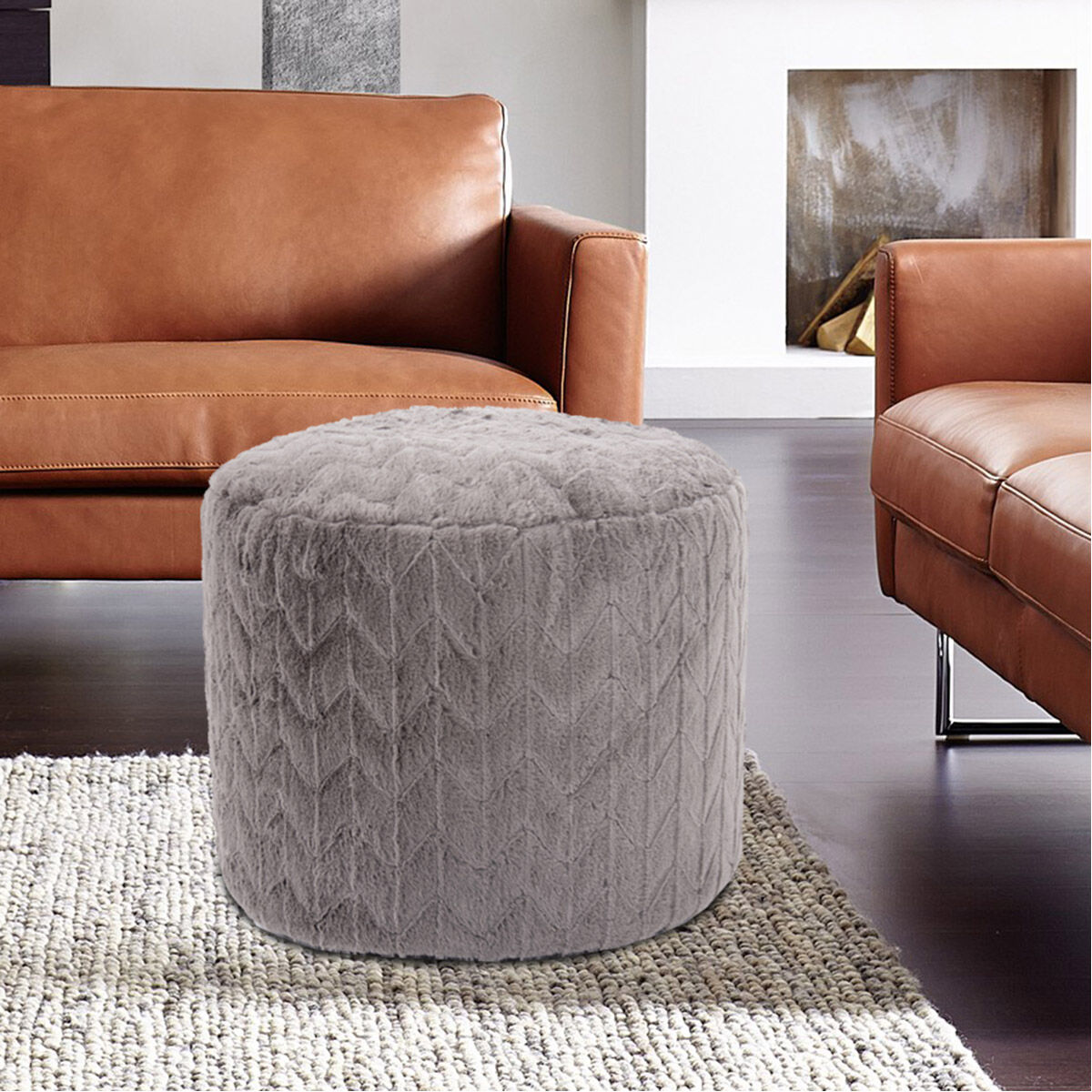 24 inch pouf top