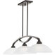 Somerset 3 Light 50 inch English Bronze Linear Chandelier Ceiling Light