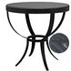 Byron 30 X 30 inch Matte Black Side Table