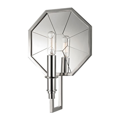 Cushing 1 Light 8 inch Polished Nickel Wall Sconce Wall Light