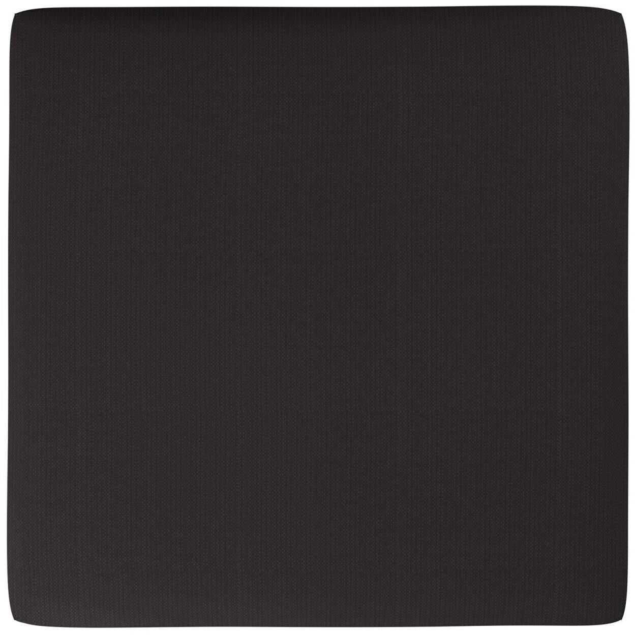 Universal 17 inch Charcoal Outdoor Ottoman, 36in Square, The Seascape Collection