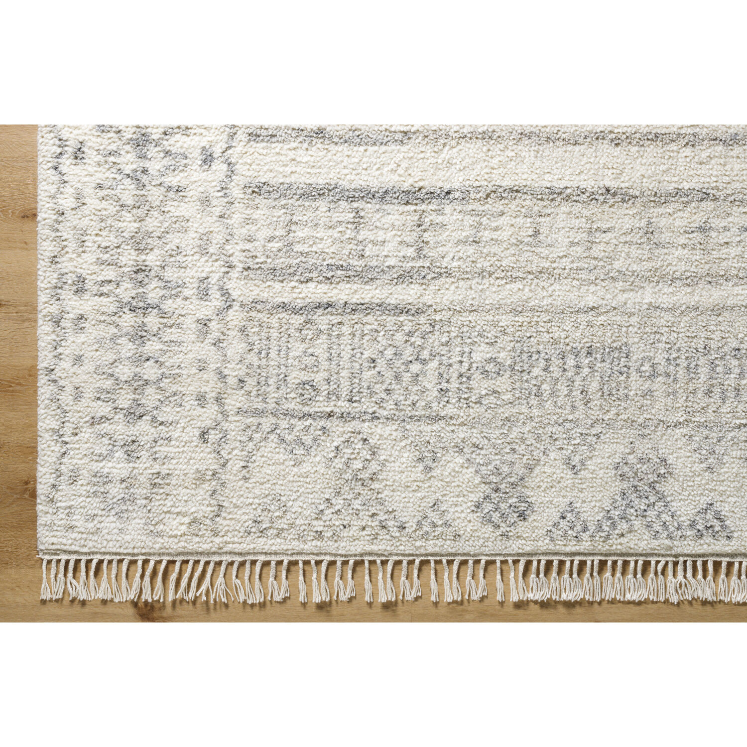 Tulsa 144 X 108 inch Light Silver / Light Grey / Pale Slate / Metallic - Silver Handmade Rug in 9 x 12