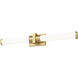 Idris LED 32.5 inch Modern Gold Bath Vanity Wall Light