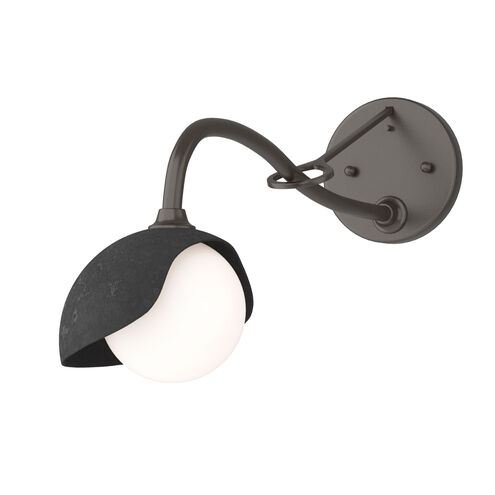 Brooklyn 1 Light 6 inch Oil Rubbed Bronze and Black Long-Arm Sconce Wall Light in Oil Rubbed Bronze/Black, Long-Arm
