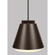 Sean Lavin Bowman LED 12.6 inch Charcoal Outdoor Pendant in LED 90 CRI 3000K, Integrated LED