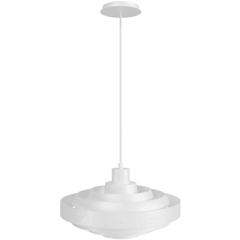 Newport 1 Light 16 inch White Pendant Ceiling Light