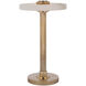 Visual Comfort Aran 8.75 inch 2.00 watt Hand-Rubbed Antique Brass and Alabaster Rechargeable Accent Lamp Portable Light