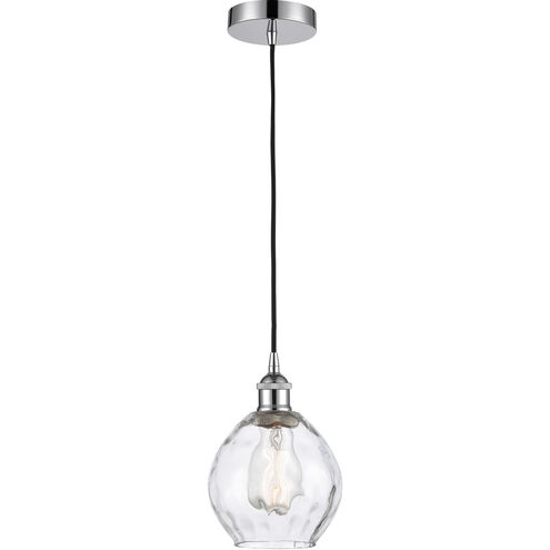 Edison Waverly 1 Light 6 inch Polished Chrome Mini Pendant Ceiling Light