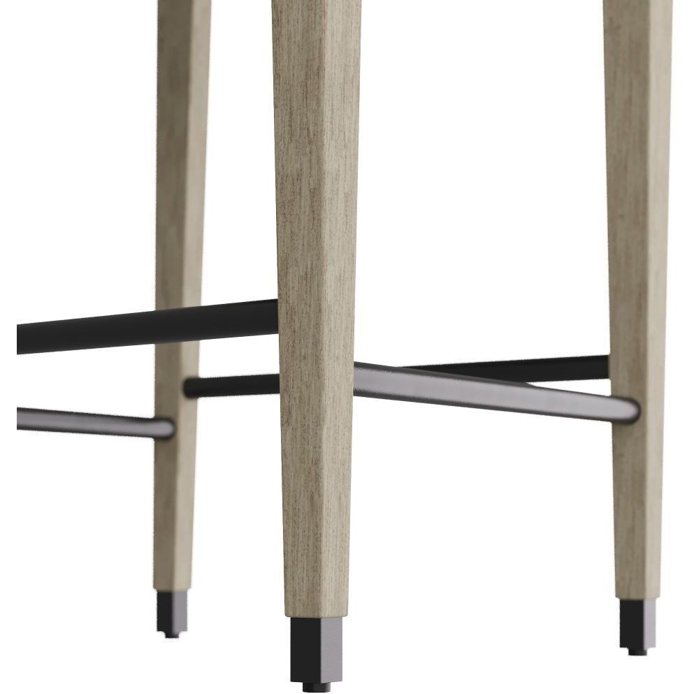Burdock 18.5 inch Black Bar Stool