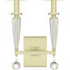 Paxton Sconce Wall Light in Aged Brass