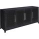 Sunset Harbor 68 X 18 inch Checkmate Black with Black Credenza